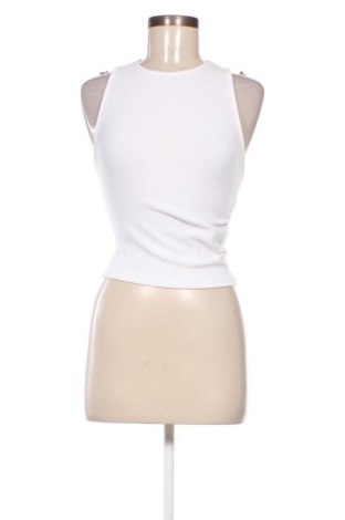 Γυναικείο αμάνικο μπλουζάκι Zara, Μέγεθος S, Χρώμα Λευκό, Τιμή 12,28 €