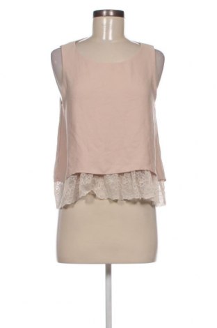 Γυναικείο αμάνικο μπλουζάκι Zara, Μέγεθος S, Χρώμα  Μπέζ, Τιμή 3,61 €