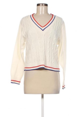 Дамски пуловер, Размер M, Цвят Бял, Цена 6,38 лв.
