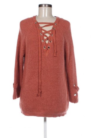 Дамски пуловер, Размер M, Цвят Оранжев, Цена 8,99 лв.