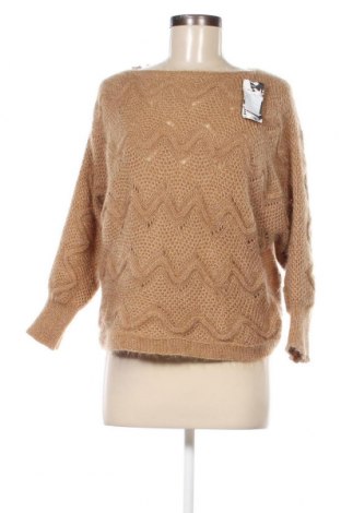 Дамски пуловер, Размер M, Цвят Бежов, Цена 15,18 лв.