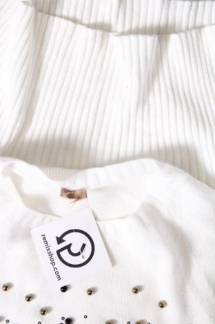 Дамски пуловер, Размер M, Цвят Бял, Цена 29,00 лв.