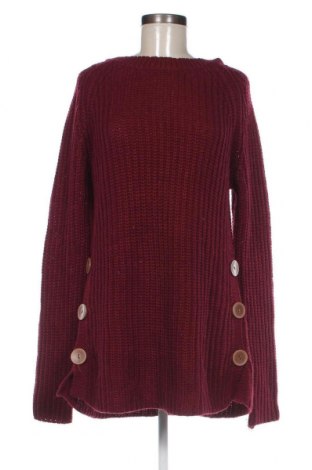 Дамски пуловер, Размер S, Цвят Червен, Цена 8,99 лв.