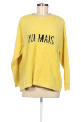 Дамски пуловер, Размер M, Цвят Жълт, Цена 8,99 лв.