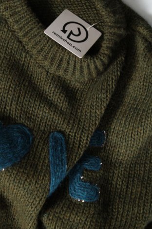 Дамски пуловер, Размер L, Цвят Зелен, Цена 12,47 лв.