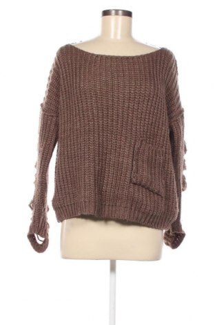 Γυναικείο πουλόβερ, Μέγεθος L, Χρώμα Καφέ, Τιμή 6,46 €