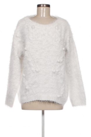 Дамски пуловер, Размер L, Цвят Бял, Цена 40,50 лв.
