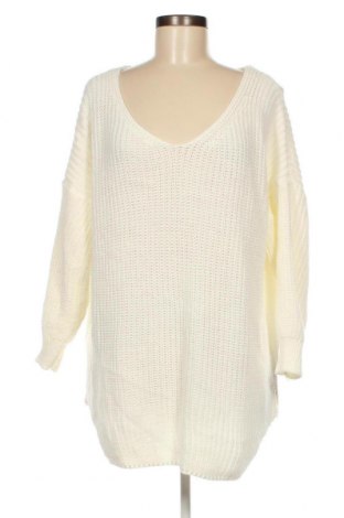 Дамски пуловер, Размер XXL, Цвят Бял, Цена 17,40 лв.