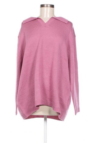 Дамски пуловер, Размер 3XL, Цвят Пепел от рози, Цена 29,00 лв.