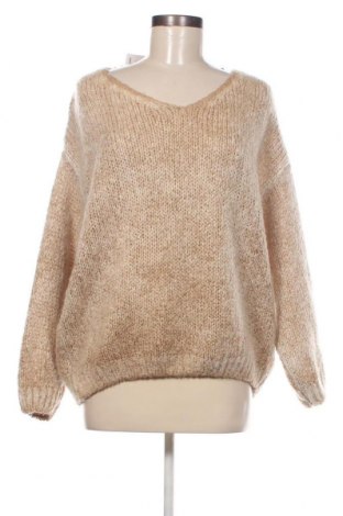 Дамски пуловер, Размер XXL, Цвят Кафяв, Цена 16,24 лв.