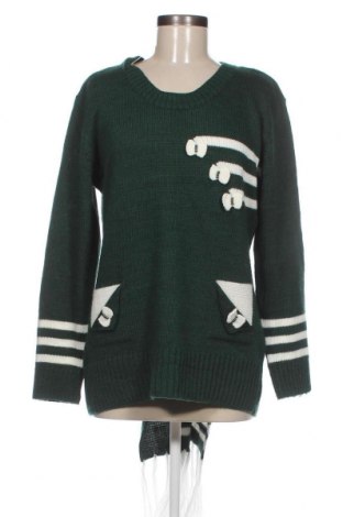 Дамски пуловер, Размер L, Цвят Зелен, Цена 29,00 лв.