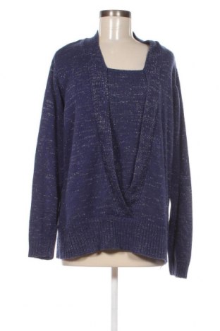 Дамски пуловер, Размер XXL, Цвят Син, Цена 6,38 лв.