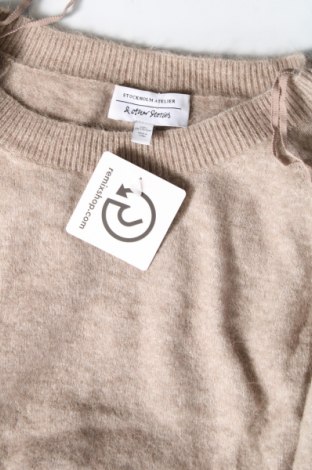 Γυναικείο πουλόβερ & Other Stories, Μέγεθος L, Χρώμα  Μπέζ, Τιμή 24,16 €