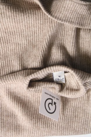 Γυναικείο πουλόβερ 17 & Co., Μέγεθος S, Χρώμα Γκρί, Τιμή 5,92 €