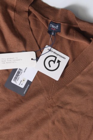 Дамски пуловер 17 & Co., Размер S, Цвят Кафяв, Цена 11,50 лв.
