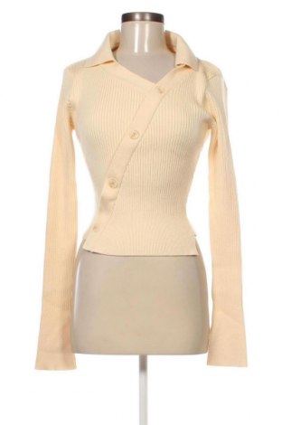 Дамски пуловер ABOUT YOU x Iconic by Tatiana Kucharova, Размер S, Цвят Екрю, Цена 46,50 лв.