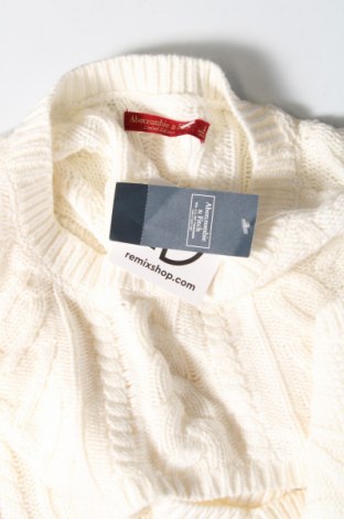 Damski sweter Abercrombie & Fitch, Rozmiar L, Kolor Biały, Cena 190,31 zł