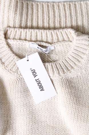 Дамски пуловер About You, Размер S, Цвят Екрю, Цена 22,32 лв.
