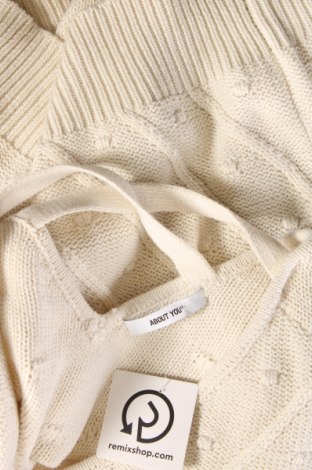 Дамски пуловер About You, Размер M, Цвят Екрю, Цена 24,80 лв.