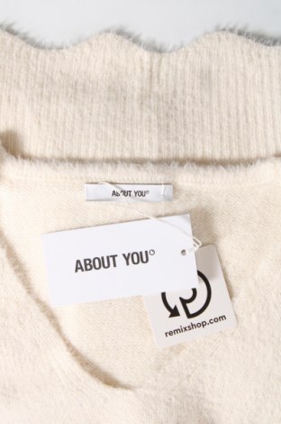 Дамски пуловер About You, Размер S, Цвят Екрю, Цена 24,80 лв.
