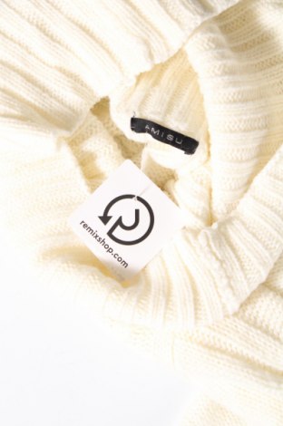 Дамски пуловер Amisu, Размер M, Цвят Екрю, Цена 9,57 лв.
