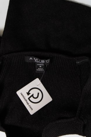 Дамски пуловер Amisu, Размер S, Цвят Черен, Цена 11,02 лв.