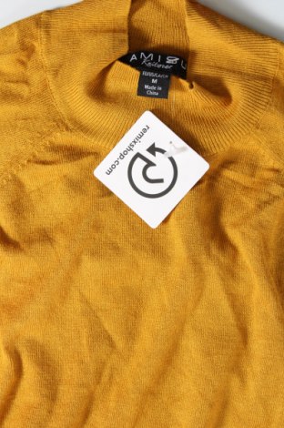 Дамски пуловер Amisu, Размер M, Цвят Жълт, Цена 11,60 лв.