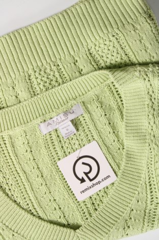 Дамски пуловер Amisu, Размер S, Цвят Зелен, Цена 9,57 лв.