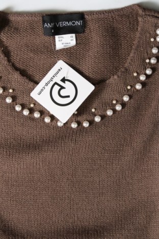Γυναικείο πουλόβερ Amy Vermont, Μέγεθος L, Χρώμα Καφέ, Τιμή 10,14 €