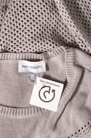 Γυναικείο πουλόβερ Amy Vermont, Μέγεθος M, Χρώμα Ασημί, Τιμή 7,61 €