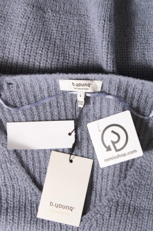 Γυναικείο πουλόβερ B.Young, Μέγεθος L, Χρώμα Μπλέ, Τιμή 10,32 €