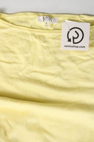Дамски пуловер Basics, Размер S, Цвят Жълт, Цена 7,25 лв.