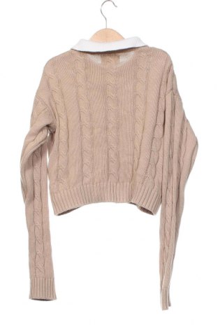 Дамски пуловер Bershka, Размер XS, Цвят Бежов, Цена 15,67 лв.