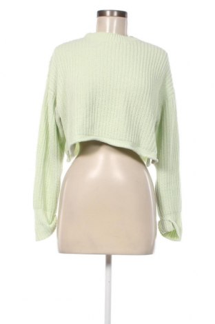 Γυναικείο πουλόβερ Bershka, Μέγεθος S, Χρώμα Πράσινο, Τιμή 4,49 €