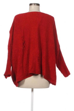Дамски пуловер Bershka, Размер S, Цвят Червен, Цена 5,51 лв.
