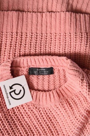 Дамски пуловер Bershka, Размер S, Цвят Розов, Цена 11,60 лв.