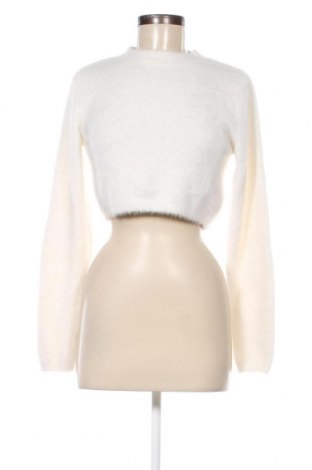 Γυναικείο πουλόβερ Bershka, Μέγεθος M, Χρώμα Λευκό, Τιμή 8,97 €