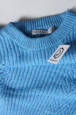 Дамски пуловер Bershka, Размер M, Цвят Син, Цена 9,57 лв.