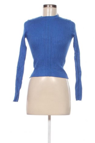 Дамски пуловер Bershka, Размер S, Цвят Син, Цена 9,57 лв.