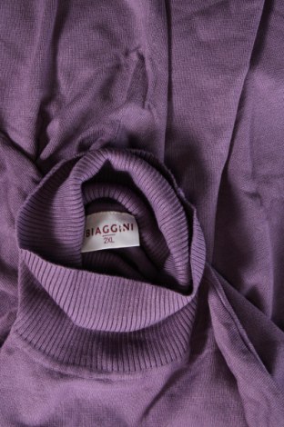 Γυναικείο πουλόβερ Biaggini, Μέγεθος XXL, Χρώμα Βιολετί, Τιμή 8,07 €