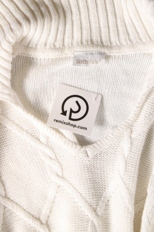 Γυναικείο πουλόβερ Blancheporte, Μέγεθος L, Χρώμα Λευκό, Τιμή 7,18 €