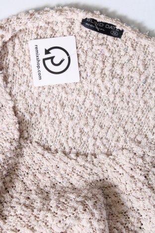 Дамски пуловер Blind Date, Размер S, Цвят Бежов, Цена 12,76 лв.