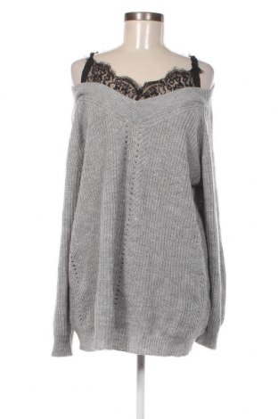 Γυναικείο πουλόβερ Body Flirt, Μέγεθος XL, Χρώμα Γκρί, Τιμή 8,61 €