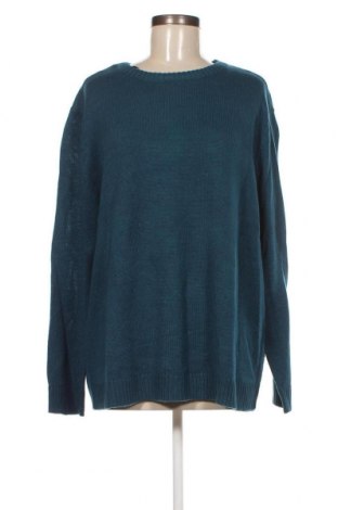 Γυναικείο πουλόβερ Bpc Bonprix Collection, Μέγεθος XXL, Χρώμα Μπλέ, Τιμή 8,07 €