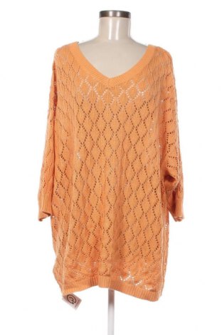 Дамски пуловер, Размер 3XL, Цвят Оранжев, Цена 29,00 лв.