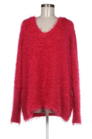 Дамски пуловер Bpc Bonprix Collection, Размер 4XL, Цвят Червен, Цена 29,00 лв.