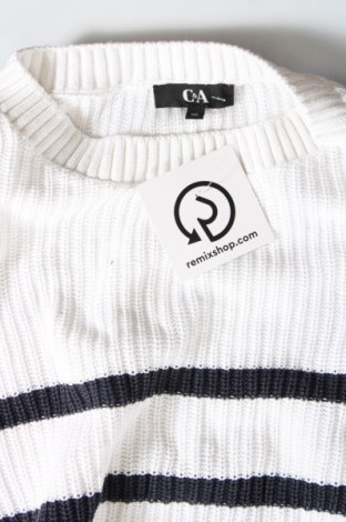Γυναικείο πουλόβερ C&A, Μέγεθος XL, Χρώμα Λευκό, Τιμή 9,15 €