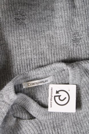 Γυναικείο πουλόβερ CONTEMPLAY, Μέγεθος M, Χρώμα Γκρί, Τιμή 7,18 €