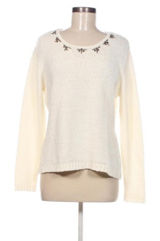 Γυναικείο πουλόβερ Canda, Μέγεθος M, Χρώμα Εκρού, Τιμή 3,41 €