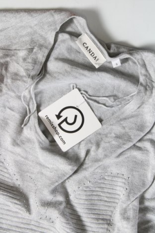 Γυναικείο πουλόβερ Canda, Μέγεθος S, Χρώμα Γκρί, Τιμή 7,18 €